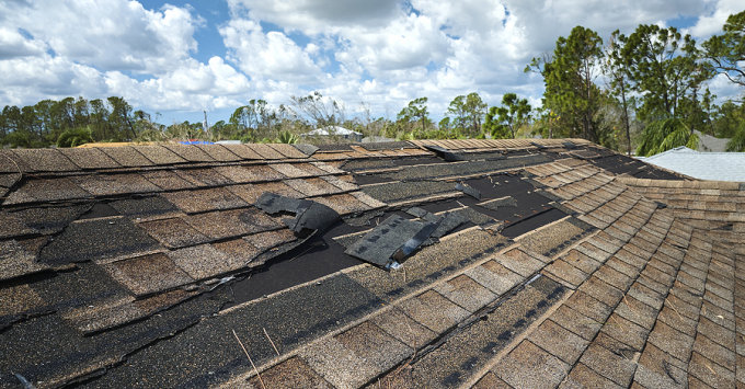 Damaged Shingles