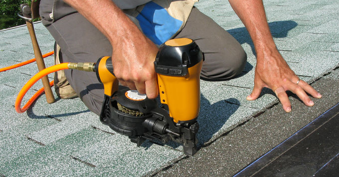Installing asphalt shingles